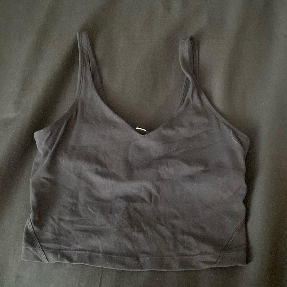 Black lululemon align tank top